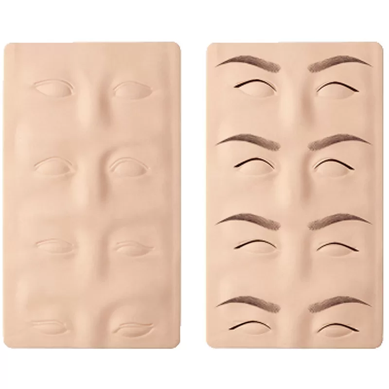 BoLin-Oft Silicone 3D Eyebrow Tattoo Practice Skin Bl-00247