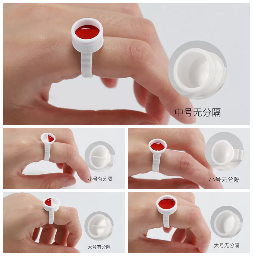 BoLin-Find Microblading Tool Plastic Ink Ring Cups On Bolin Cosmetic-3