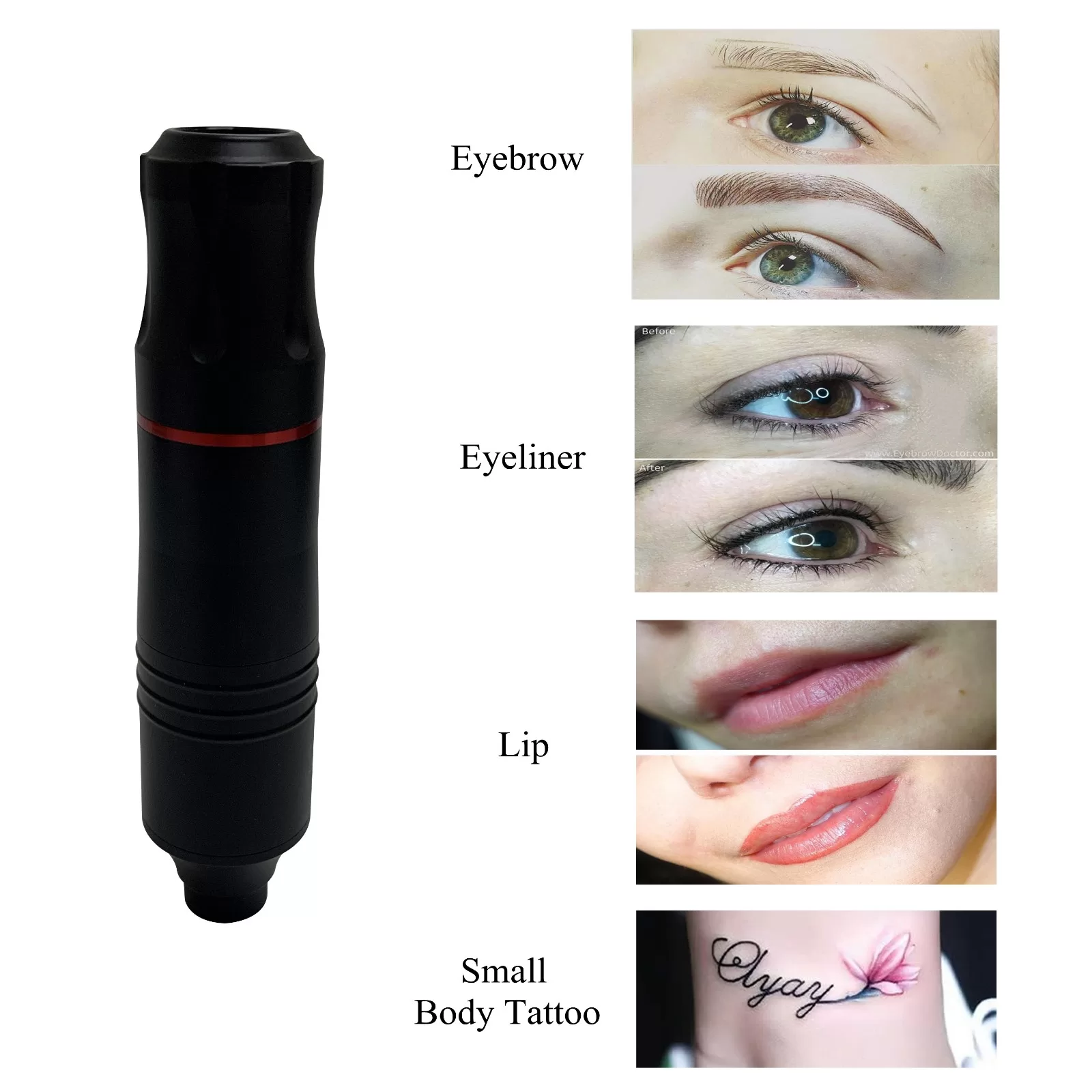 product-Tattoo Gun Professional Tattoo Machine Rotary Permanent Shader Makeup-BoLin-img